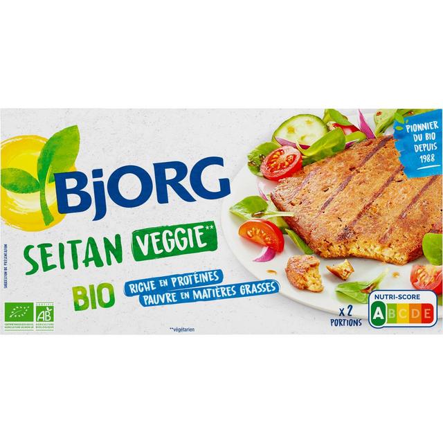 3229820796642 - Bjorg Veggie - Seitan - Spécialité végétale bio