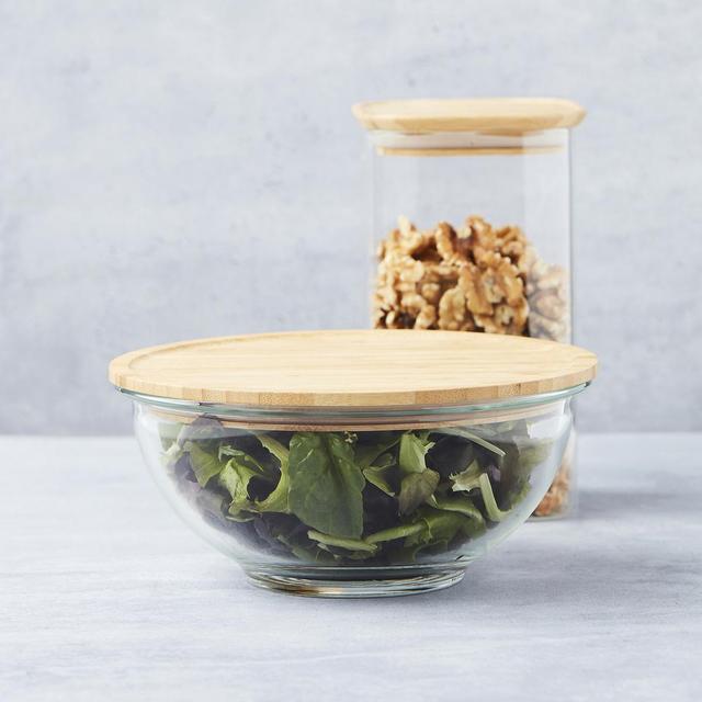 5420059856642 - Point virgule - Bol en verre avec couvercle en bambou