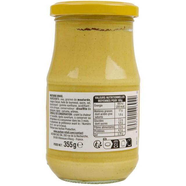 3596710426942 - Auchan - Moutarde douce
