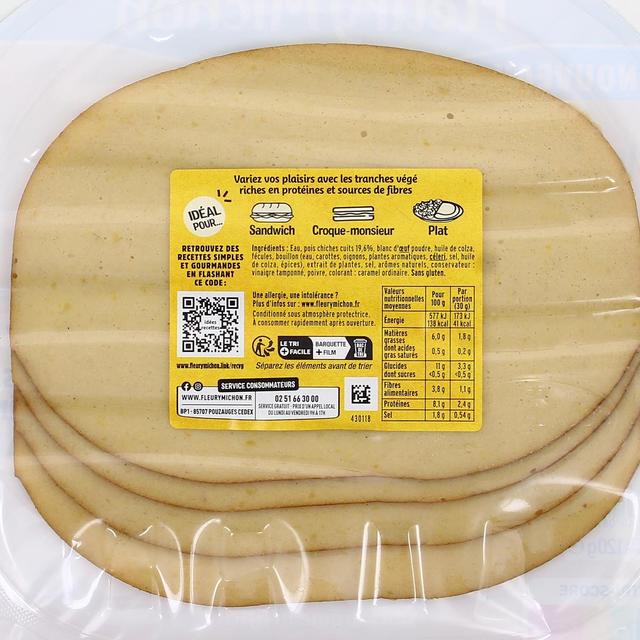 3302740087042 - Fleury Michon - Les Tranches Végé Pois Chiches