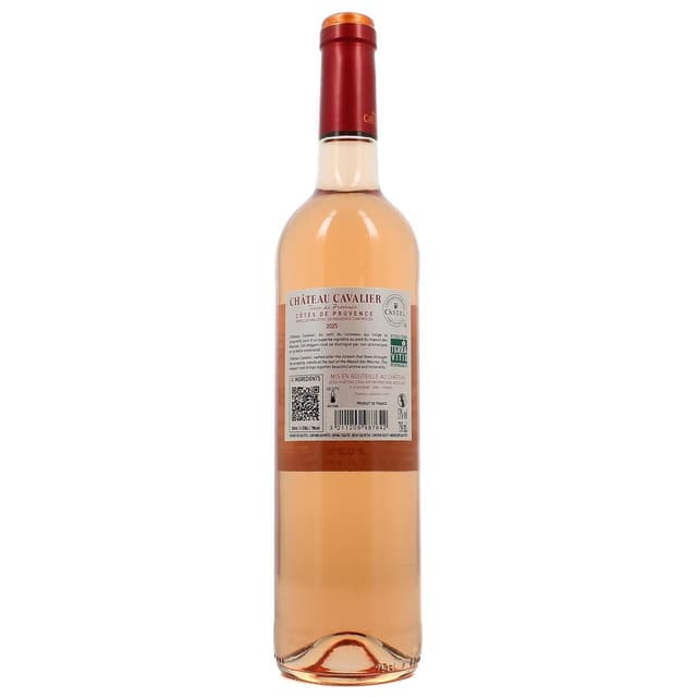 3211209987642 - Côtes de Provence rosé AOC - Château Cavalier