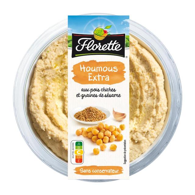 3280223108142 - Florette - Houmous Extra Pois Chiche et Graines de Sésames