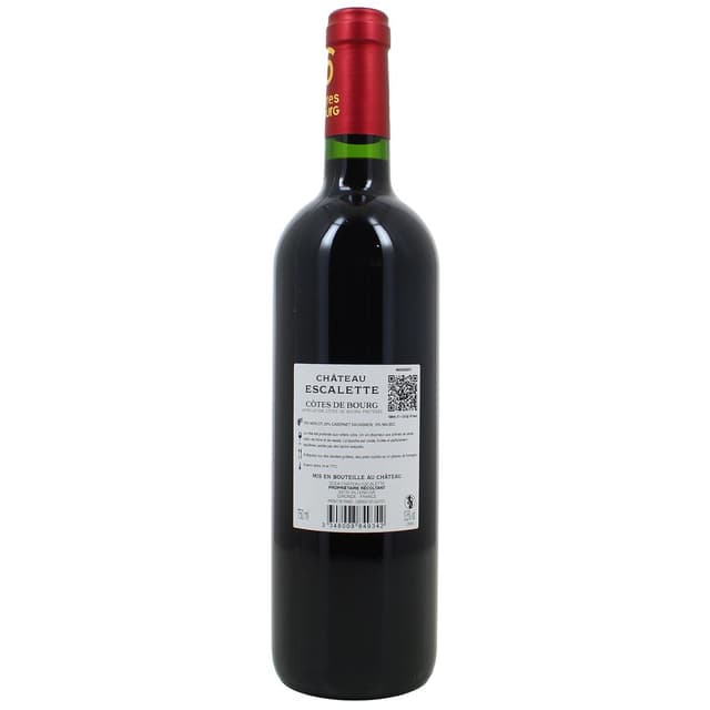 3348008849342 - Côtes de Bourg AOC - Château Escalette