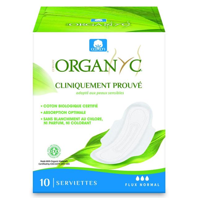 8016867009942 - Organyc - Serviettes Flux normal