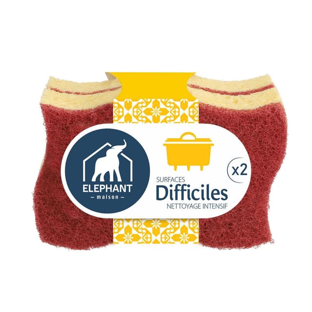 3543534440043 - Elephant - Eponge grattante SURFACES DIFFICILES