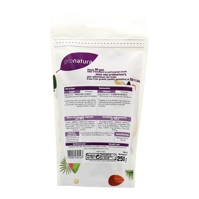 3760099530143 - Pronatura - Noix de Cajou, Bio