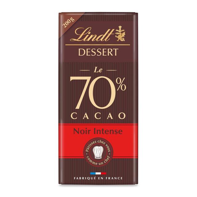 3046920021043 - Lindt - Chocolat Noir à Patisser 70% Cacao intense
