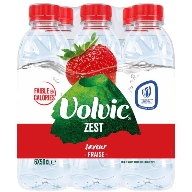 3057640581243 - Volvic Zest - Aromatisée Fraise et Citron vert