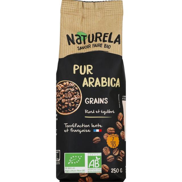 3700110001443 - Naturela - Café en grains bio Pur Arabica