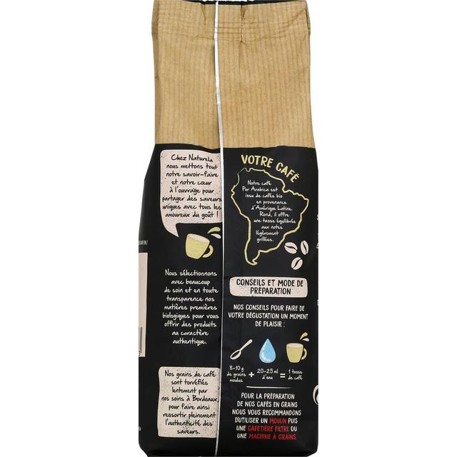 3700110001443 - Naturela - Café en grains bio Pur Arabica