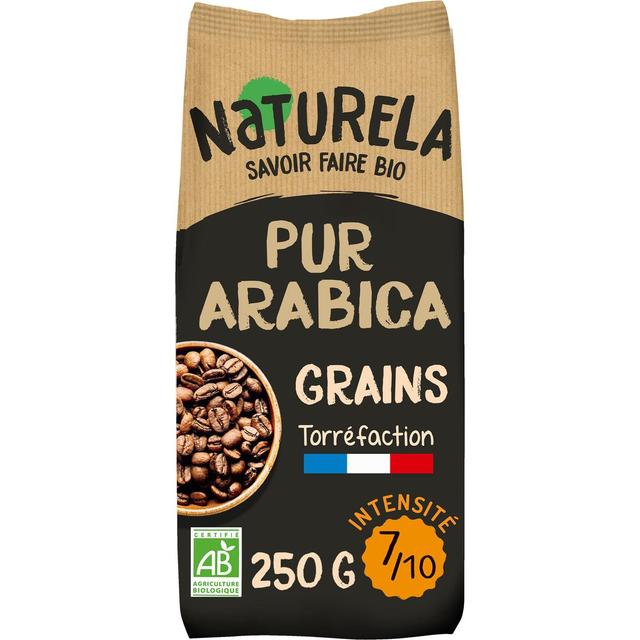 3700110001443 - Naturela - Café en grains bio Pur Arabica