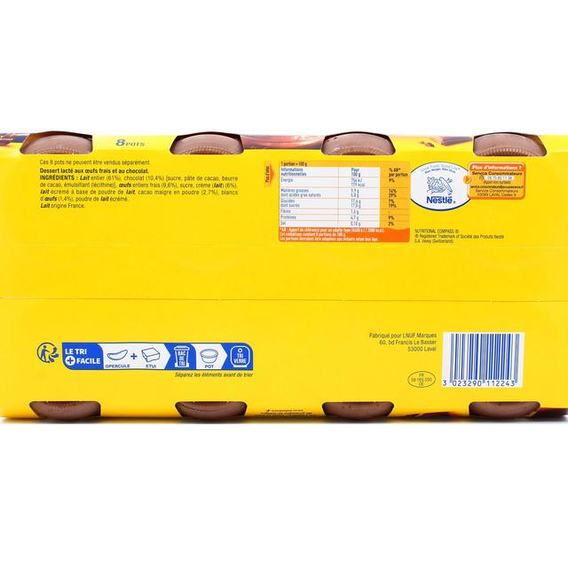 3023290112243 - La laitière - Crème au chocolat