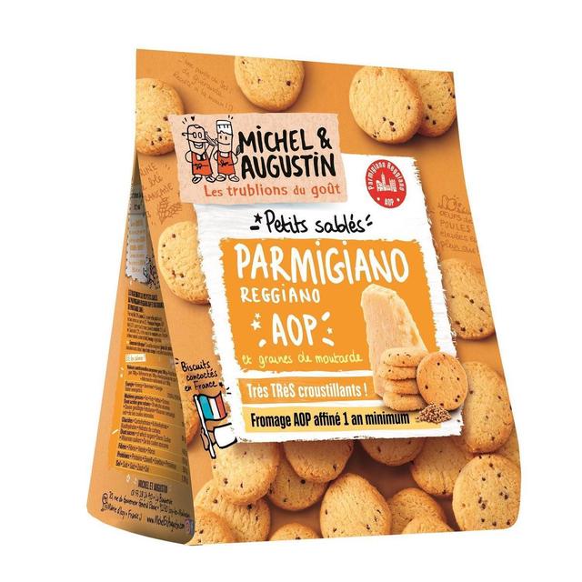 3701239902543 - Michel et Augustin - Biscuits Apéritif Parmesan Moutarde