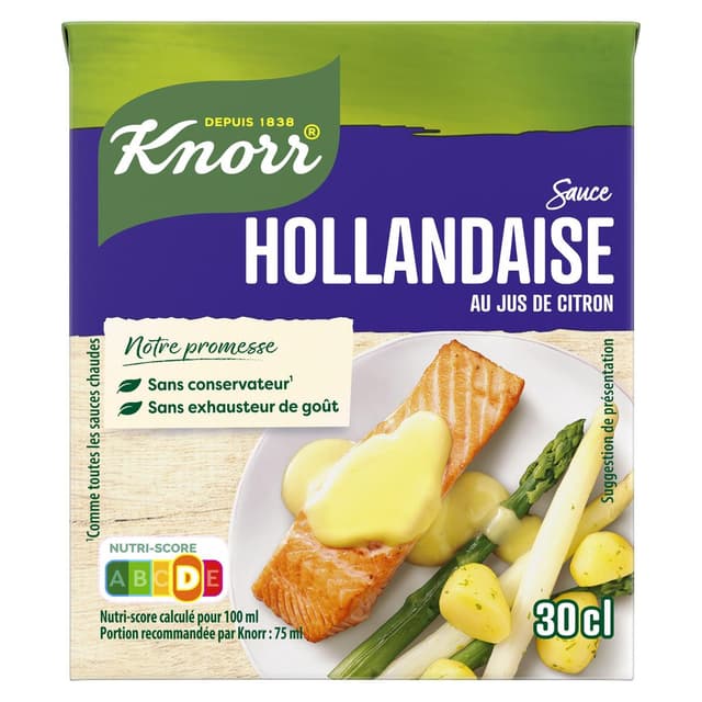3250541913643 - Knorr - Sauce Hollandaise au jus de citron liquide en brique