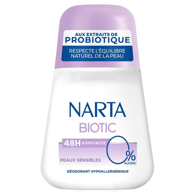 3600551204543 - Narta - Déodorant Bille Biotic 48H Peaux Sensibles