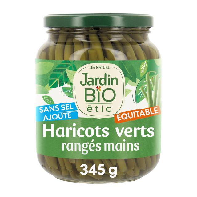 3760020505943 - Jardin Bio Etic - Haricots Verts Extra fins cueillis et rangés mains Bio sans sel ajouté
