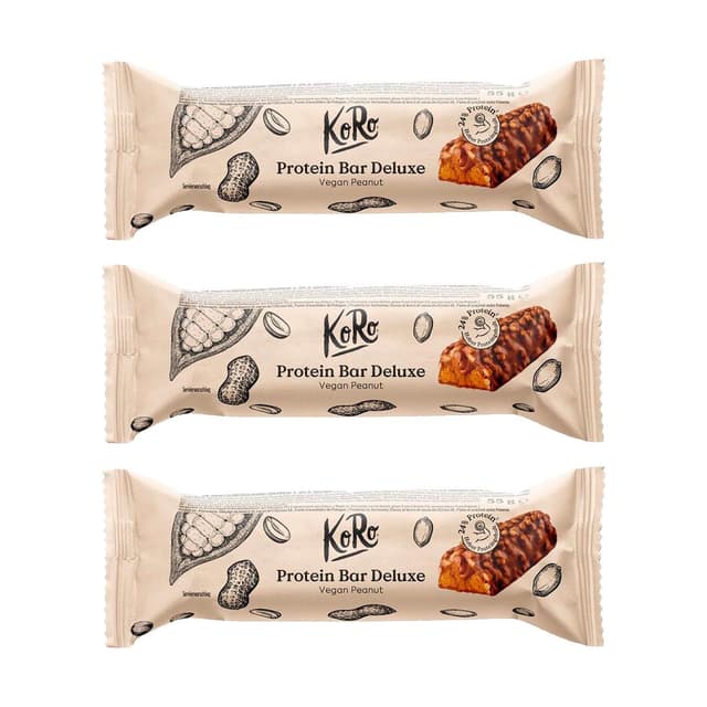 2050000416743 - Koro - Barre protéinée Deluxe vegan cacahuète