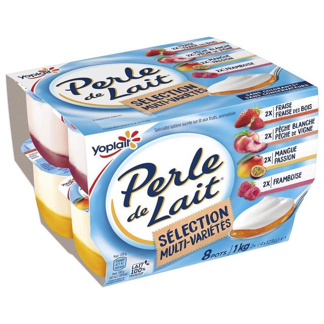 3329770079243 - Perle de lait - Yaourt sur lit de fruits panachés