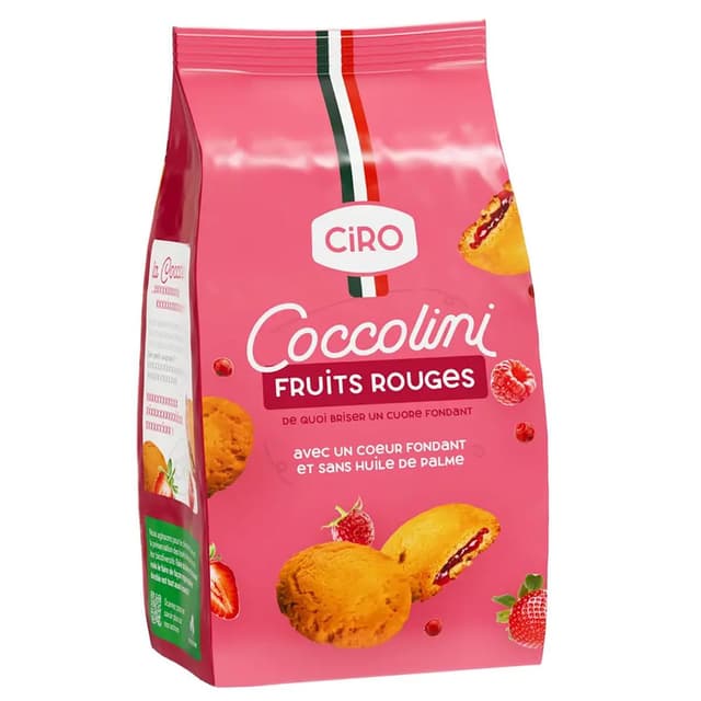 3760291760744 - Ciro - Biscuit Coccolini coeur fruits rouges