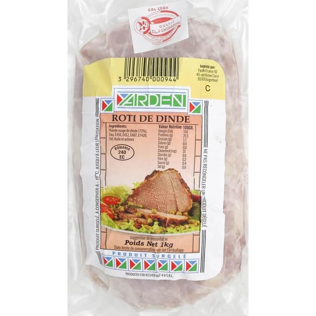 3296740000944 - Yarden - Rôti de dinde