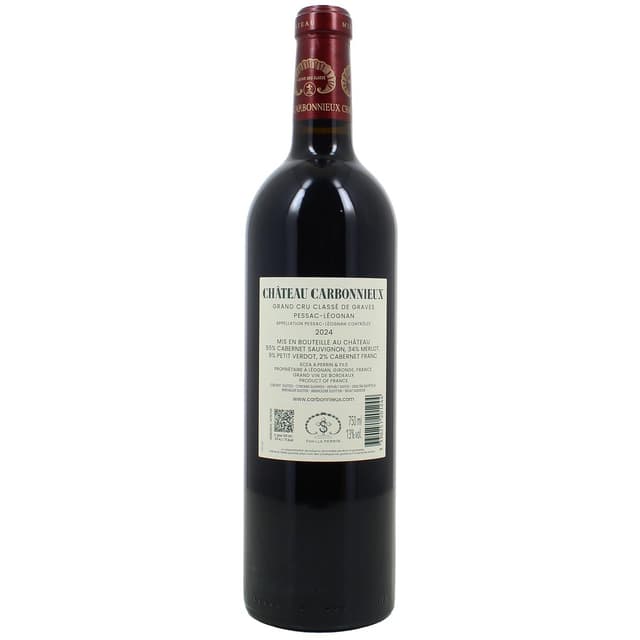 3330251201244 - Pessac-Leognan Rouge AOC - Château Carbonnieux