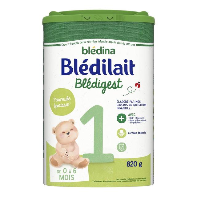 3041091511744 - Blédina - Blédilait - Lait bébé en poudre Blédigest 1er âge, 0-6 mois