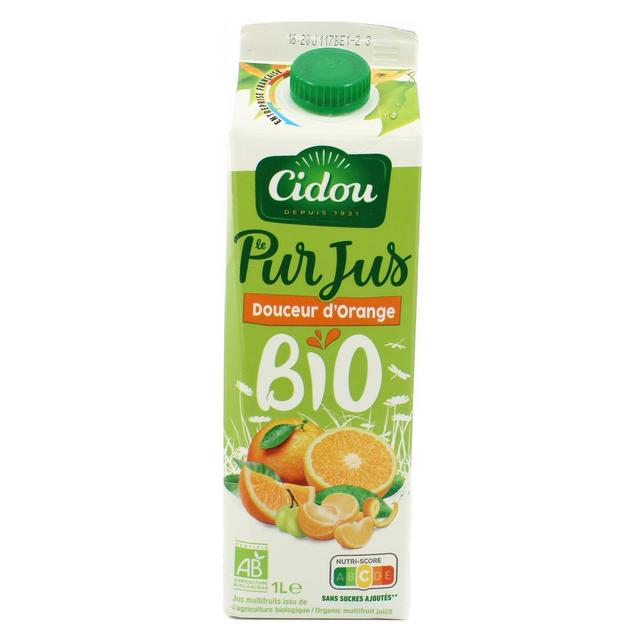 3760225491744 - Cidou - Pur Jus Orange et Mandarine Bio