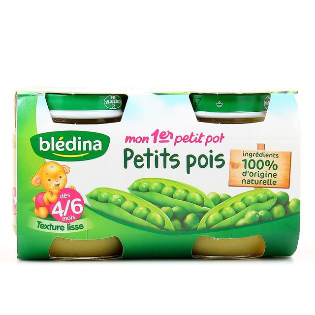 3041091022844 - Blédina - Mon 1er petit pot petit pois dès 4/6 mois