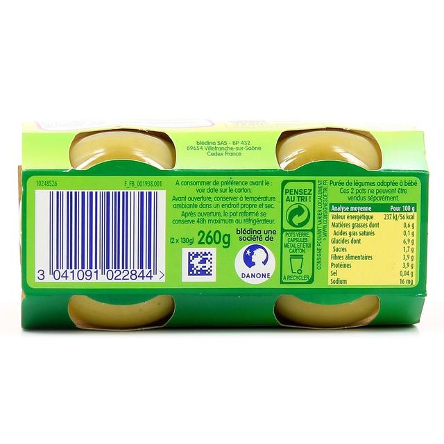 3041091022844 - Blédina - Mon 1er petit pot petit pois dès 4/6 mois