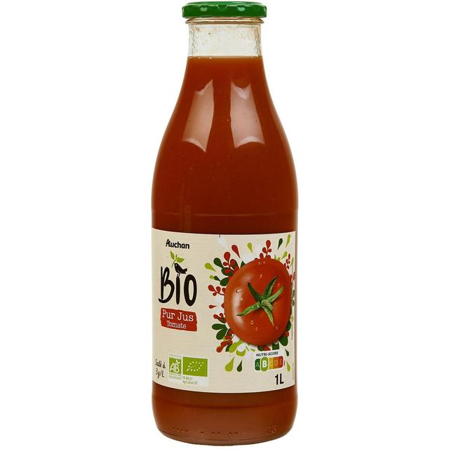 3596710473144 - Auchan BIO - Pur jus de tomate bio