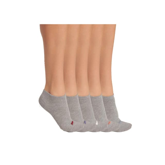 3610863203844 - Dim - Socquettes femme grise x5