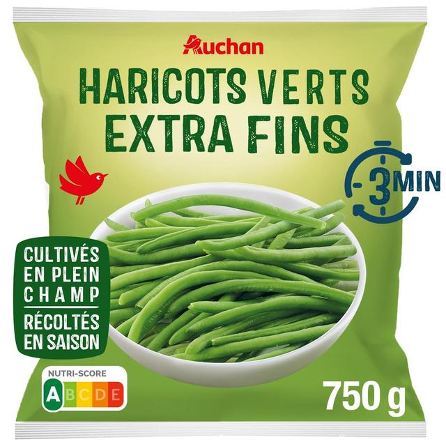 3596710493944 - Auchan - Haricots verts extra fins déjà cuits