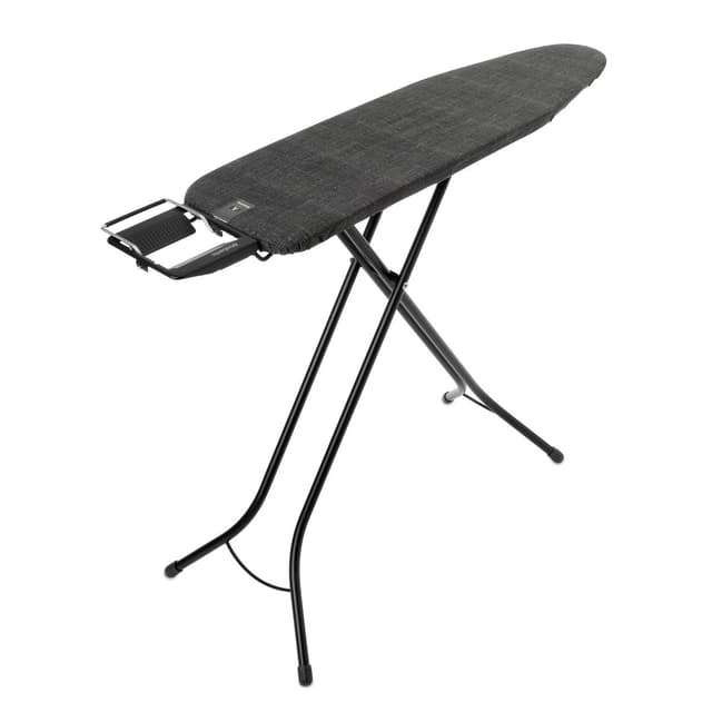 8710755134944 - Brabantia - Table à repasser A, 110 x 30cm 110 x 30 cm, pour fer vapeur - Denim Black, Coton equitable