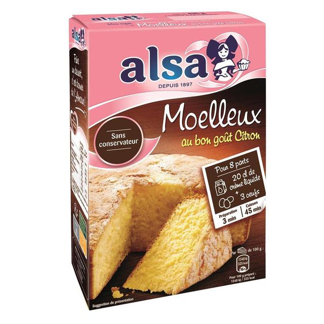 3027030015344 - Alsa - Préparation gâteau moelleux citron