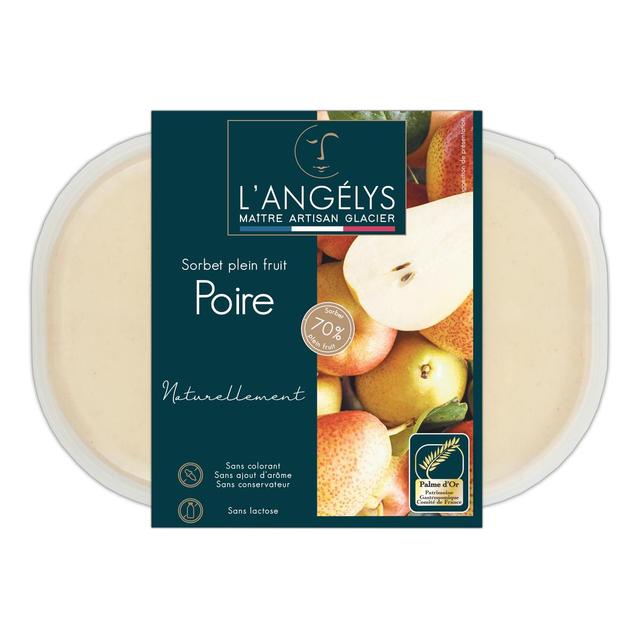 3760039985644 - L'Angelys - Sorbet artisanal poire plein fruit 70%