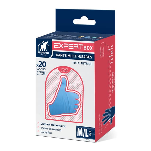 3543534417144 - Elephant - Gants Expert'Box - Taille M/L