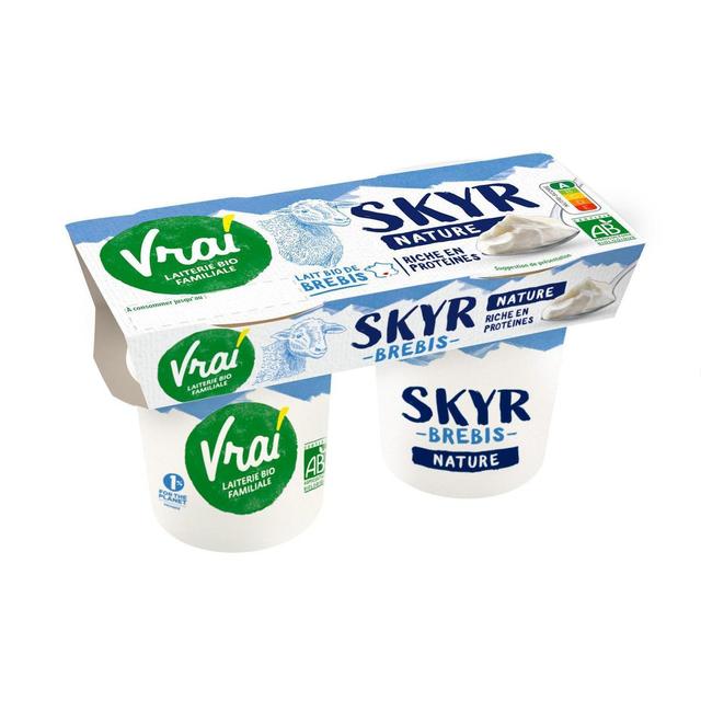 3273221117544 - Vrai - Skyr nature bio au lait de brebis 2%mg