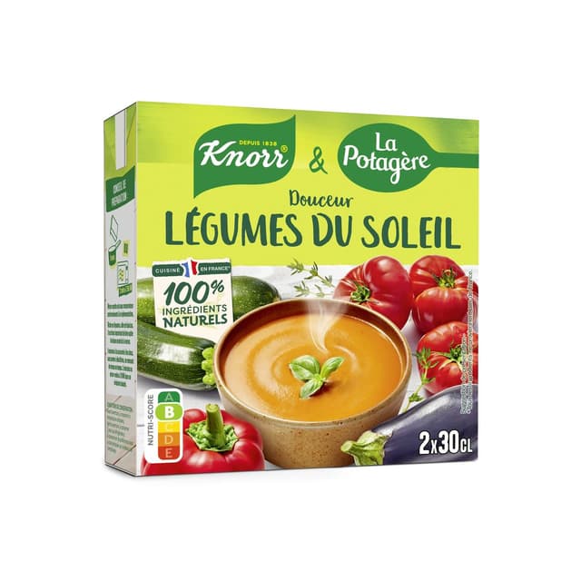 8720182648044 - Knorr & La Potagère - Douceur de Légumes du Soleil Soupe liquide en brique individuelle