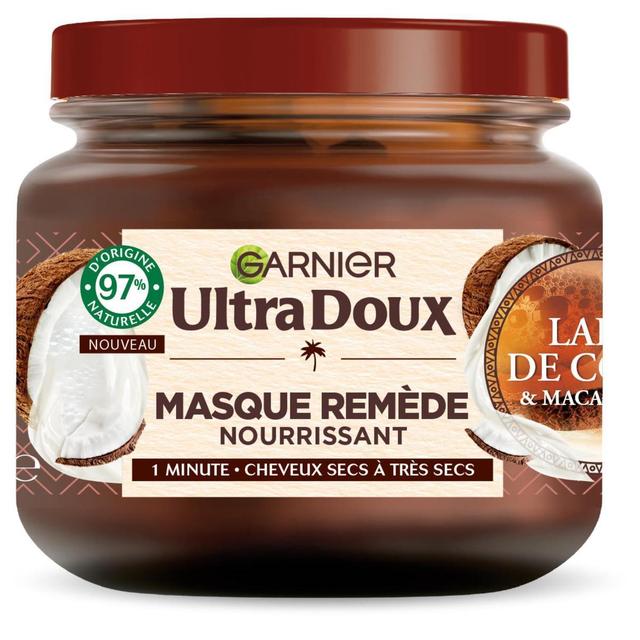 3600542509244 - Garnier - Ultra Doux - Masque Remède Lait de Coco & Macadamia