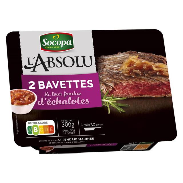 3039050049544 - Socopa - L'Absolu - Bavettes Marinées Fondue d'Echalotes
