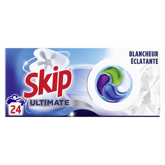 8720181899744 - Skip - Lessive Capsules Blancheur Eclatante Ultimate