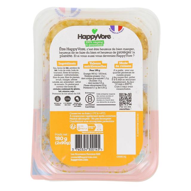 3760324300145 - HappyVore - Suprêmes Panés Végétal & Gourmand