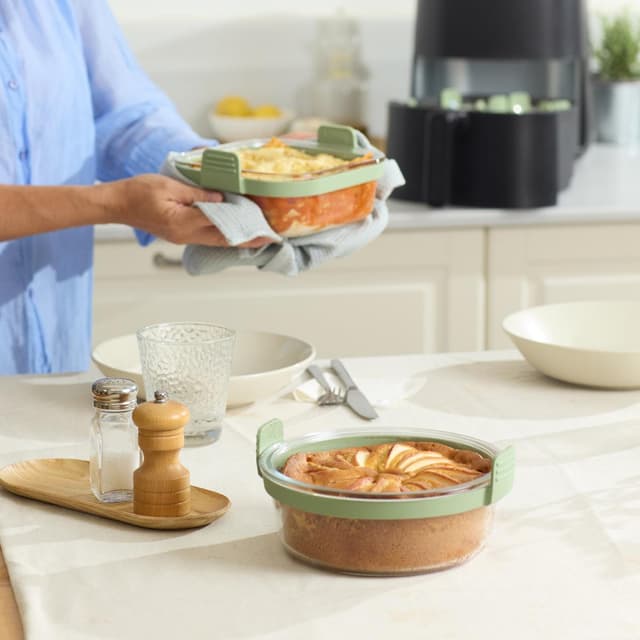 8710755890345 - Brabantia - Plat en verre rond pour friteuse à air