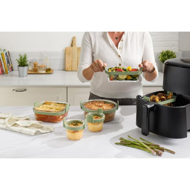 8710755890345 - Brabantia - Plat en verre rond pour friteuse à air