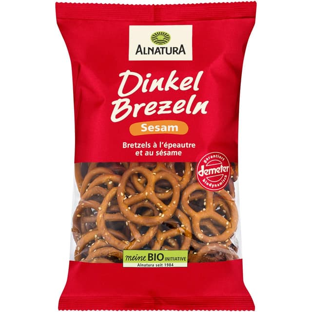 4104420052345 - Alnatura - Bretzels à l'Épeautre et au Sésame Bio
