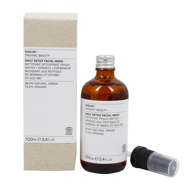 5060200044445 - Evolve - Nettoyant Visage Détox Quotidien