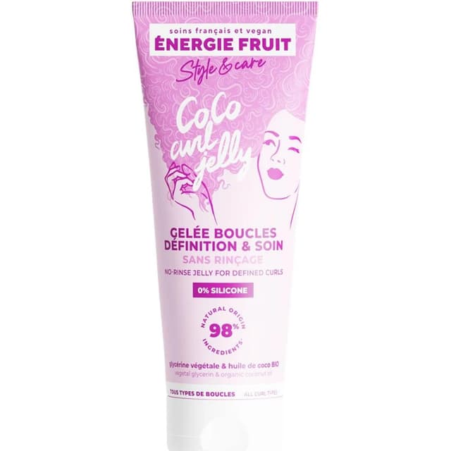 3760207114845 - Energie Fruit - Shampooing coco et huile de karité Bio pour cheveux frisés