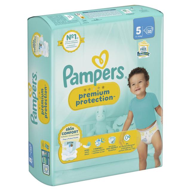 8700216905145 - Pampers Premium protection - Couches Bébés Premium Protection 11-16kg T5