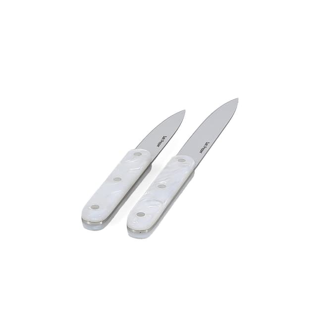 5410595785445 - Collection Chop - Set de couteaux 2 pièces aspect nacré blanc Chop