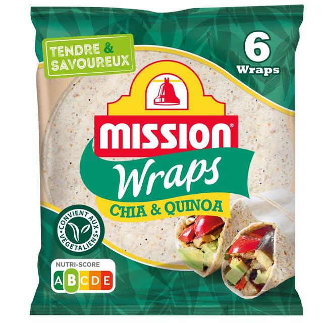 8710637106045 - Mission - 6 Galettes Wraps Quinoa Chia